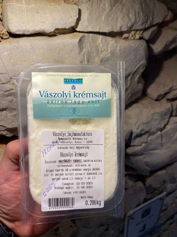 Vászolyi krémsajt